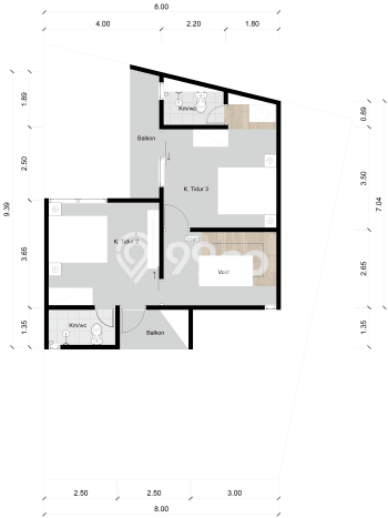 Vila di , Ukuran 127m2m², Area Strategis untuk usaha Vila di , Ukuran 127m2m², Area Strategis untuk usaha