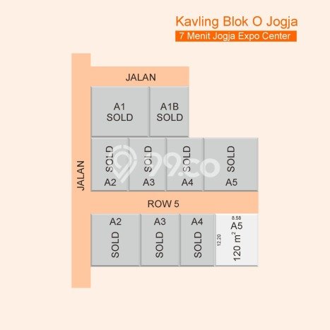 HARGA TERBAIK! Tanah Kawasan Berbah, Luas 100m2m², Lokasi Prima HARGA TERBAIK! Tanah Kawasan Berbah, Luas 100m2m², Lokasi Prima