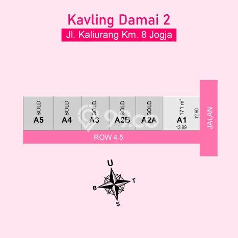 Dijual Tanah Kawasan , Luas 171m2m², Lingkungan Nyaman, Kontur Rata Dijual Tanah Kawasan , Luas 171m2m², Lingkungan Nyaman, Kontur Rata