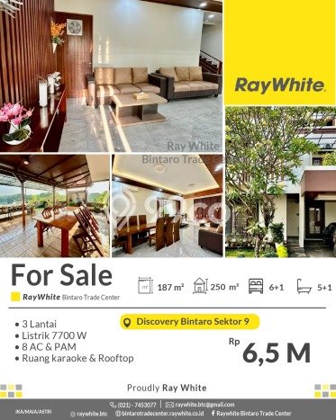 Dijual Rumah Mewah Megah Dengan View Eksklusif di Bintaro, Tangerang Selatan Dijual Rumah Mewah Megah Dengan View Eksklusif di Bintaro, Tangerang Selatan