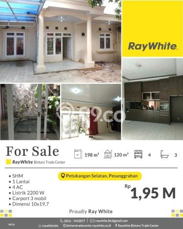 Dijual Rumah Modern 4 KT di Petukangan, Jakarta Selatan Dijual Rumah Modern 4 KT di Petukangan, Jakarta Selatan