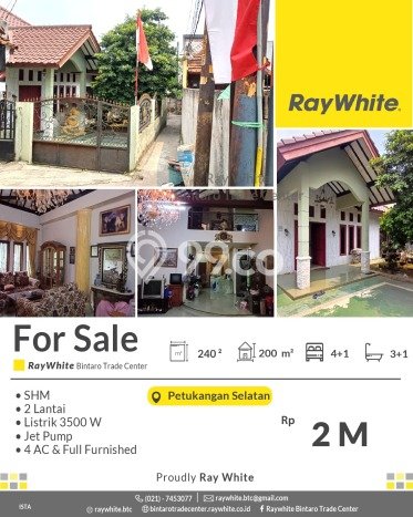 Hunian Nyaman Asri 4 KT Siap Huni di Petukangan Jakarta Selatan Hunian Nyaman Asri 4 KT Siap Huni di Petukangan Jakarta Selatan