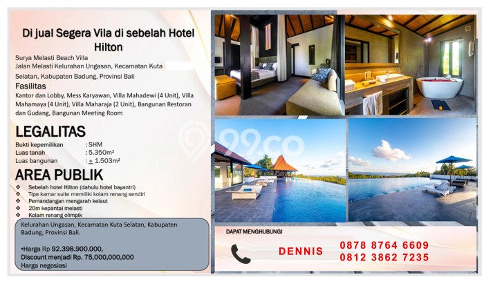 Vila di , Area 5350m2m², Kawasan Asri untuk hunian Vila di , Area 5350m2m², Kawasan Asri untuk hunian