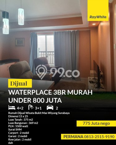 Apartemen Premium Kawasan Pakuwon Indah, Luas 80m2m², 2 KM Apartemen Premium Kawasan Pakuwon Indah, Luas 80m2m², 2 KM