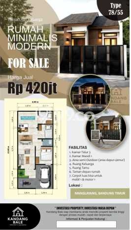 Hunian Terjangkau LT 78m2 di Bandung Timur Akses Mudah Hunian Terjangkau LT 78m2 di Bandung Timur Akses Mudah