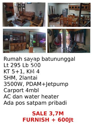 Jual Rumah Favorit Siap Huni LB 50m2 di Batununggal, Bandung Jual Rumah Favorit Siap Huni LB 50m2 di Batununggal, Bandung