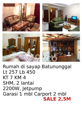 Jual Rumah Favorit Siap Huni LB 50m2 di Batununggal, Bandung Jual Rumah Favorit Siap Huni LB 50m2 di Batununggal, Bandung