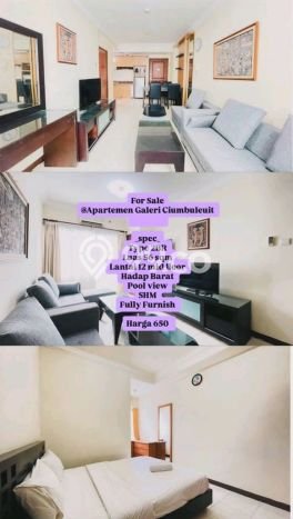 Siap Huni Apartemen 0 KT 1 KM di Ciumbuleuit Luas 30m2 Siap Huni Apartemen 0 KT 1 KM di Ciumbuleuit Luas 30m2