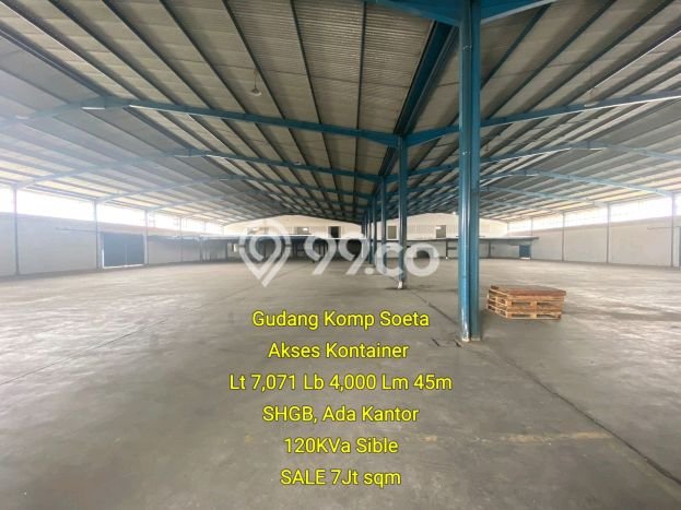 Unit Gudang Dijual di Bandung LT 13555m2 & LB 4500m2 Unit Gudang Dijual di Bandung LT 13555m2 & LB 4500m2