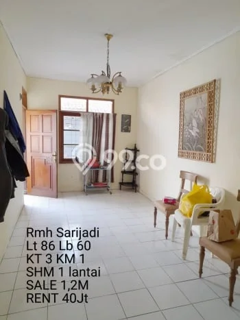 Rumah Disewakan Bandung LT 30m2 LB 30m2 Kawasan Sarijadi Rumah Disewakan Bandung LT 30m2 LB 30m2 Kawasan Sarijadi