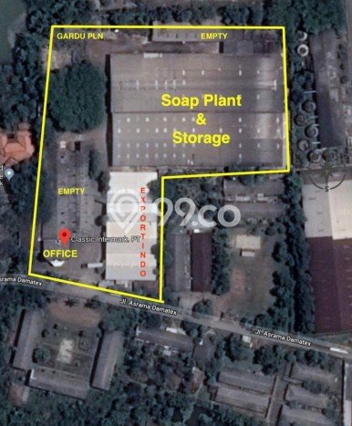Dijual! Pabrik di Cikokol Tangerang LT 22285m2 / LB 12261m2 Kawasan Strategis Dijual! Pabrik di Cikokol Tangerang LT 22285m2 / LB 12261m2 Kawasan Strategis