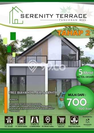 Rumah Strategis Minimalis Lb 79m2 di Pancoran Mas, Depok Rumah Strategis Minimalis Lb 79m2 di Pancoran Mas, Depok
