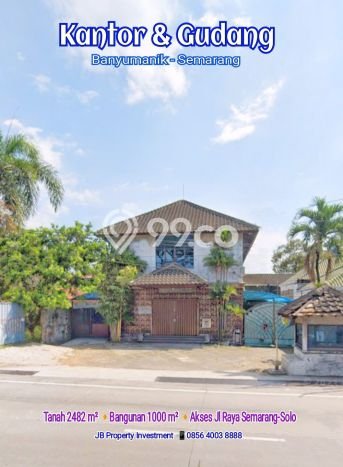 Area Ramai! Kantor Dijual di Banyumanik untuk Bisnis Luas Bangunan 1000m2 Area Ramai! Kantor Dijual di Banyumanik untuk Bisnis Luas Bangunan 1000m2
