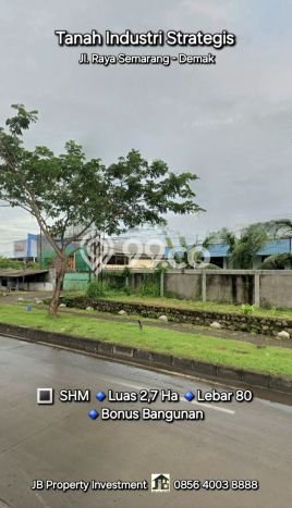 Tanah Dijual Lokasi Strategis di Semarang dengan Luas 27000m2 Tanah Dijual Lokasi Strategis di Semarang dengan Luas 27000m2