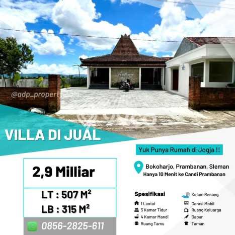 Vila di Prambanan, Luas 507m2m², Dekat ke Fasilitas Umum Vila di Prambanan, Luas 507m2m², Dekat ke Fasilitas Umum