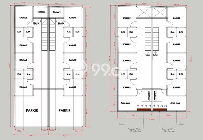 Dijual Hunian Rumah Terawat 8 KT di Dinoyo, Malang Dijual Hunian Rumah Terawat 8 KT di Dinoyo, Malang