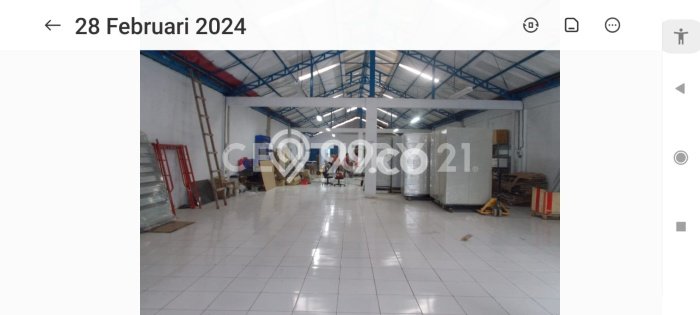 Gudang Dijual di Cikupa LT 900m2, LB 600m2 untuk Investasi Gudang Dijual di Cikupa LT 900m2, LB 600m2 untuk Investasi