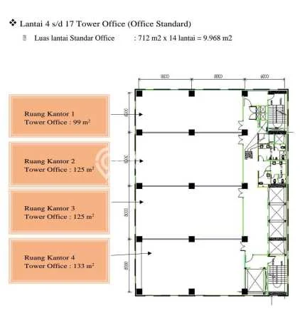 Unit Kantor Disewa Lokasi Cilandak, Jakarta Selatan Spesifikasi Luas Bangunan 23538m2 Unit Kantor Disewa Lokasi Cilandak, Jakarta Selatan Spesifikasi Luas Bangunan 23538m2