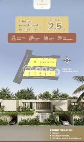 Vila di , Luas 105m2m², Area Strategis untuk usaha Vila di , Luas 105m2m², Area Strategis untuk usaha