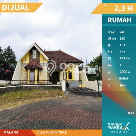 Rumah Modern 2 KT di Villa Puncak Tidar Malang Unfurnished Rumah Modern 2 KT di Villa Puncak Tidar Malang Unfurnished