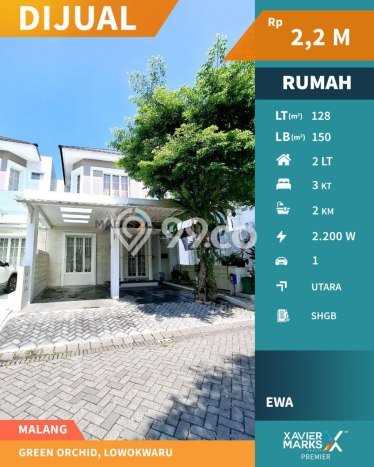 Jual Rumah Eksklusif 3 KT di Soekarno Hatta, Malang Jual Rumah Eksklusif 3 KT di Soekarno Hatta, Malang