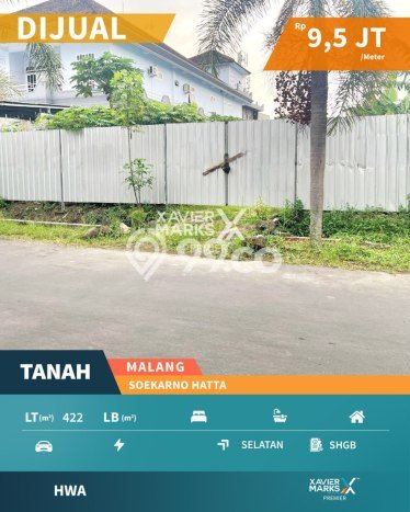 Lahan Investasi Lokasi Lowokwaru Malang - Lahan Investasi Lokasi Lowokwaru Malang -