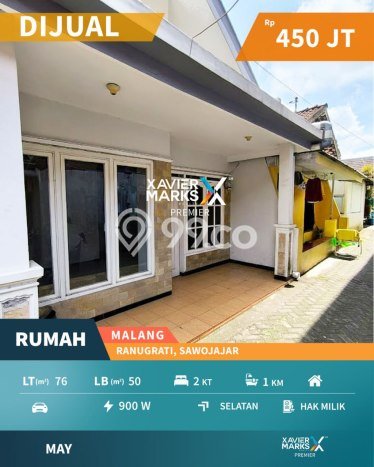 Hunian Nyaman 2 KT Harga Terjangkau di Sawojajar Malang Hunian Nyaman 2 KT Harga Terjangkau di Sawojajar Malang