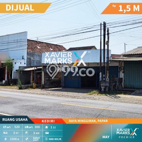 Komersial Strategis Kawasan Papar, Luas 300m2m², Pusat Bisnis, Akses Papar, Kediri, Kediri Komersial Strategis Kawasan Papar, Luas 300m2m², Pusat Bisnis, Akses Papar, Kediri, Kediri
