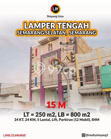 Hotel Strategis Kawasan Semarang Selatan, Luas 800m2m², Lokasi Bisnis, Berkembang Hotel Strategis Kawasan Semarang Selatan, Luas 800m2m², Lokasi Bisnis, Berkembang