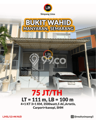 Disewakan! Rumah 5 Kamar Tidur &
4 Kamar Mandi di Manyaran, Semarang Disewakan! Rumah 5 Kamar Tidur &
4 Kamar Mandi di Manyaran, Semarang