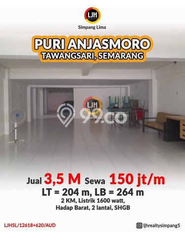 Unit Ruko Paling Strategis di Semarang Barat Semarang dengan LB 264m2 Unit Ruko Paling Strategis di Semarang Barat Semarang dengan LB 264m2