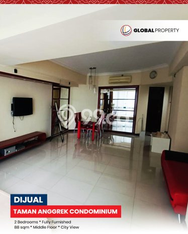 Apartemen Modern Dijual di Grogol Petamburan, Jakarta Barat Punya 2 KT / 1 Kamar Mandi Apartemen Modern Dijual di Grogol Petamburan, Jakarta Barat Punya 2 KT / 1 Kamar Mandi