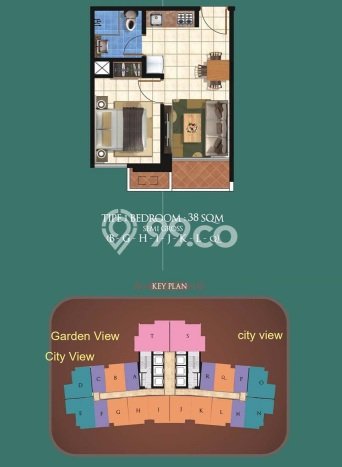 Apartemen Strategis untuk Dijual di Grogol Petamburan, Jakarta Barat, DKI Jakarta Apartemen Strategis untuk Dijual di Grogol Petamburan, Jakarta Barat, DKI Jakarta