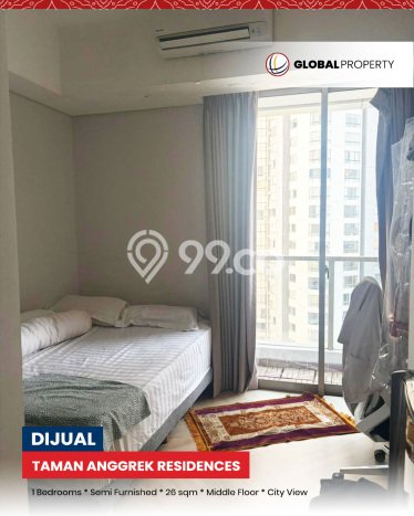 Tersedia Apartemen 1 KT & 1 KM di Grogol Petamburan, Jakarta Barat Tersedia Apartemen 1 KT & 1 KM di Grogol Petamburan, Jakarta Barat
