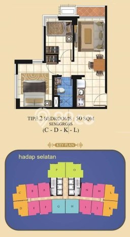 Hunian Apartemen Bagus di Grogol Petamburan 2 Kamar Tidur Hunian Apartemen Bagus di Grogol Petamburan 2 Kamar Tidur