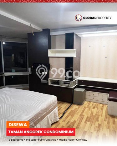 For Rent Apartemen Premium di Grogol Petamburan, 3 KT, Luas 146m2m², Pemandangan Terbaik For Rent Apartemen Premium di Grogol Petamburan, 3 KT, Luas 146m2m², Pemandangan Terbaik