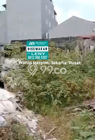 Tanah Kavling Disewakan di Wahid Hasyim dengan Luas 600m2 Tanah Kavling Disewakan di Wahid Hasyim dengan Luas 600m2