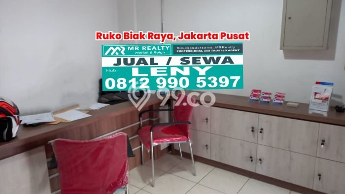 Disewakan Ruko di Pusat Kota Jakarta Pusat Ramai Strategis Disewakan Ruko di Pusat Kota Jakarta Pusat Ramai Strategis