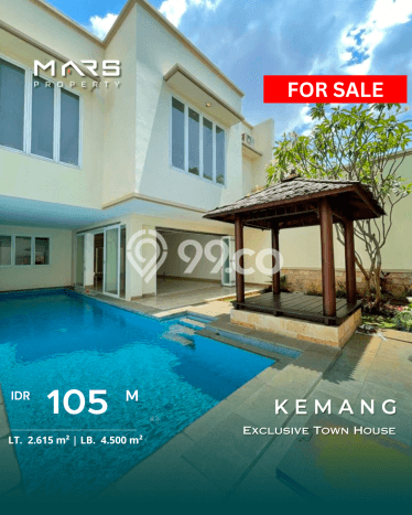 Ready to Use! Luxury House LT 2615m2 Desain Modern di Kemang Ready to Use! Luxury House LT 2615m2 Desain Modern di Kemang