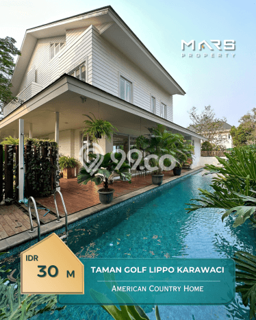 For Sale! Luxury House LT 985m2 Desain Elegan di Lippo Karawaci For Sale! Luxury House LT 985m2 Desain Elegan di Lippo Karawaci