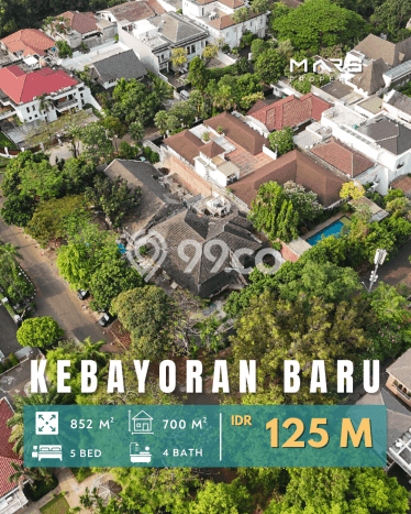Rumah dengan Lokasi Strategis 4 KT di Kebayoran Baru, Jakarta Selatan Rumah dengan Lokasi Strategis 4 KT di Kebayoran Baru, Jakarta Selatan