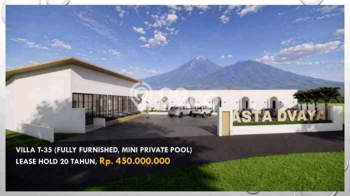 Investasi Menjanjikan! Vila Kawasan Borobudur, Dimensi 35m2m², Lokasi Premium Investasi Menjanjikan! Vila Kawasan Borobudur, Dimensi 35m2m², Lokasi Premium