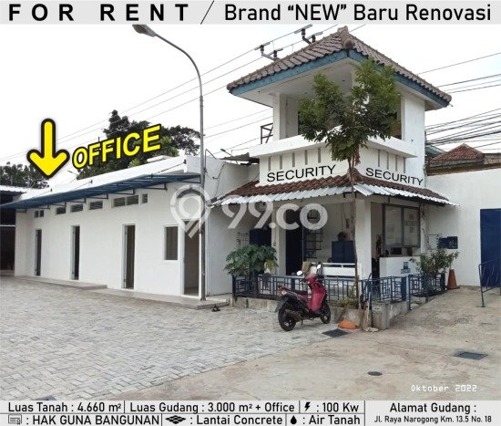 Gudang Exclusive 3000m2 Lengkap Kantor Parkir luas Jl Raya Narogong Bekasi Gudang Exclusive 3000m2 Lengkap Kantor Parkir luas Jl Raya Narogong Bekasi