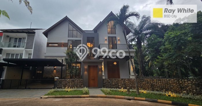 For Sale! Luxury House LT 343m2 Desain Modern di BSD For Sale! Luxury House LT 343m2 Desain Modern di BSD