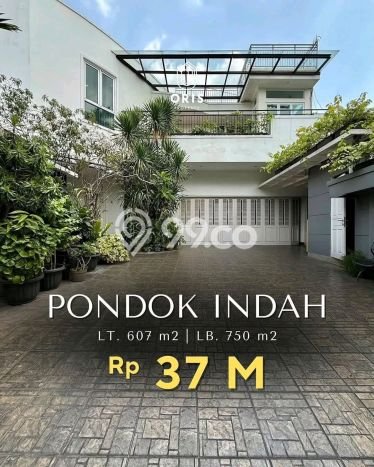 Ready to Use! Luxury House LT 607m2 Desain Modern di Pondok Indah Ready to Use! Luxury House LT 607m2 Desain Modern di Pondok Indah