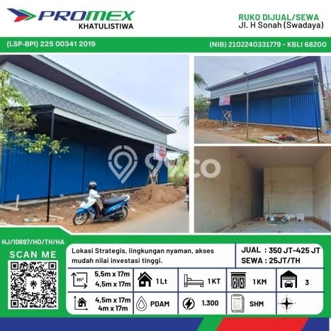 Ruko Dijual Lokasi Stratagis di Pontianak Selatan Pontianak Cocok untuk Investasi Ruko Dijual Lokasi Stratagis di Pontianak Selatan Pontianak Cocok untuk Investasi