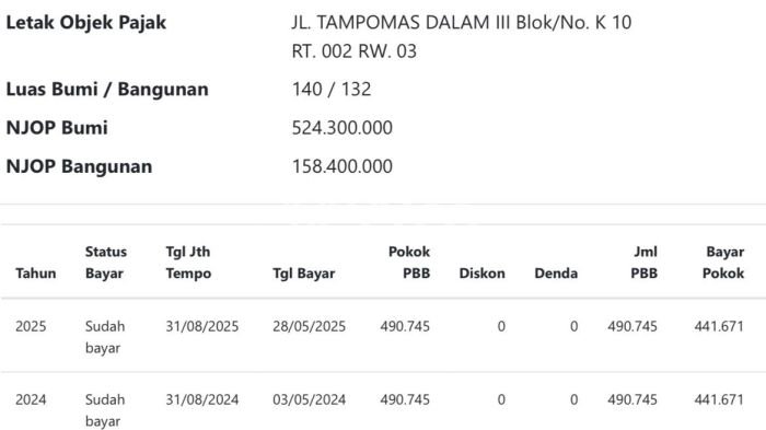 Lahan Dijual Lokasi Gajah Mungkur, Semarang dengan Luas Tanah 137m2 dan Status SHM Lahan Dijual Lokasi Gajah Mungkur, Semarang dengan Luas Tanah 137m2 dan Status SHM