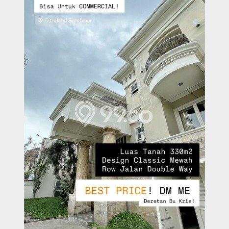 Rumah Luxury Modern Tanpa Renovasi di Citraland Surabaya Rumah Luxury Modern Tanpa Renovasi di Citraland Surabaya