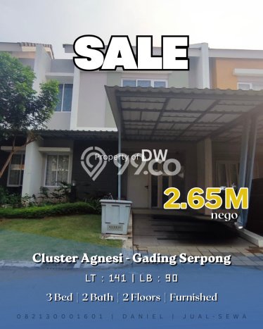 Rumah Mewah LB 90m2 Siap Huni Desain Elegan di Gading Serpong, Tangerang Rumah Mewah LB 90m2 Siap Huni Desain Elegan di Gading Serpong, Tangerang
