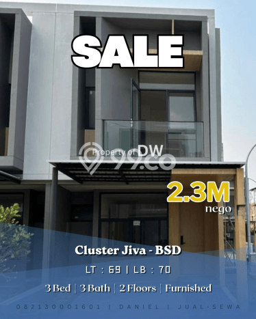 Hunian Cantik Modern Lb 70m2 di BSD, Tangerang Selatan Hunian Cantik Modern Lb 70m2 di BSD, Tangerang Selatan